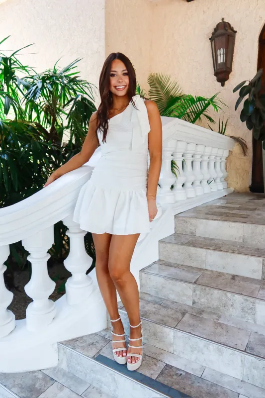 Just Trying To Be Sweet Mini Dress(LAST ONE - SIZE LARGE) sold by Bella Rose boutique