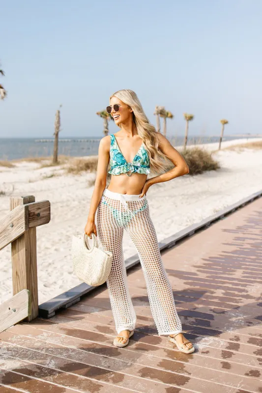 Girly Goddess Crochet Pants sold by Bella Rose boutique