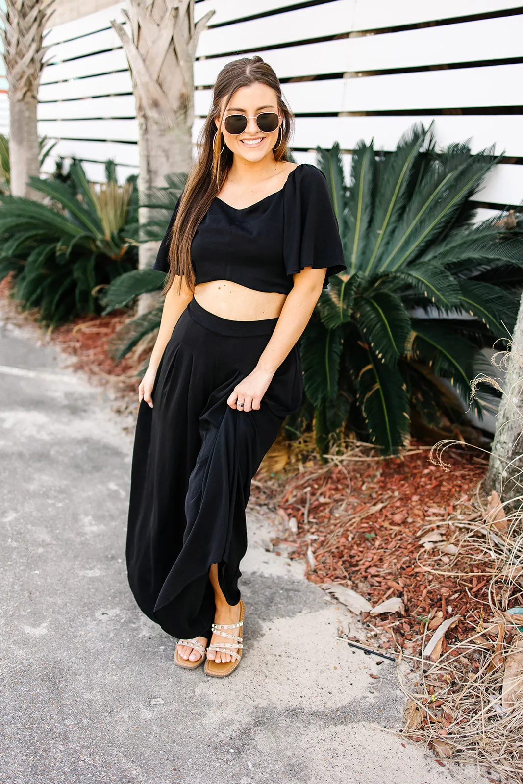 Hidden Paradise Two-Piece Set sold by Bella Rose boutique product image thumbnail 2