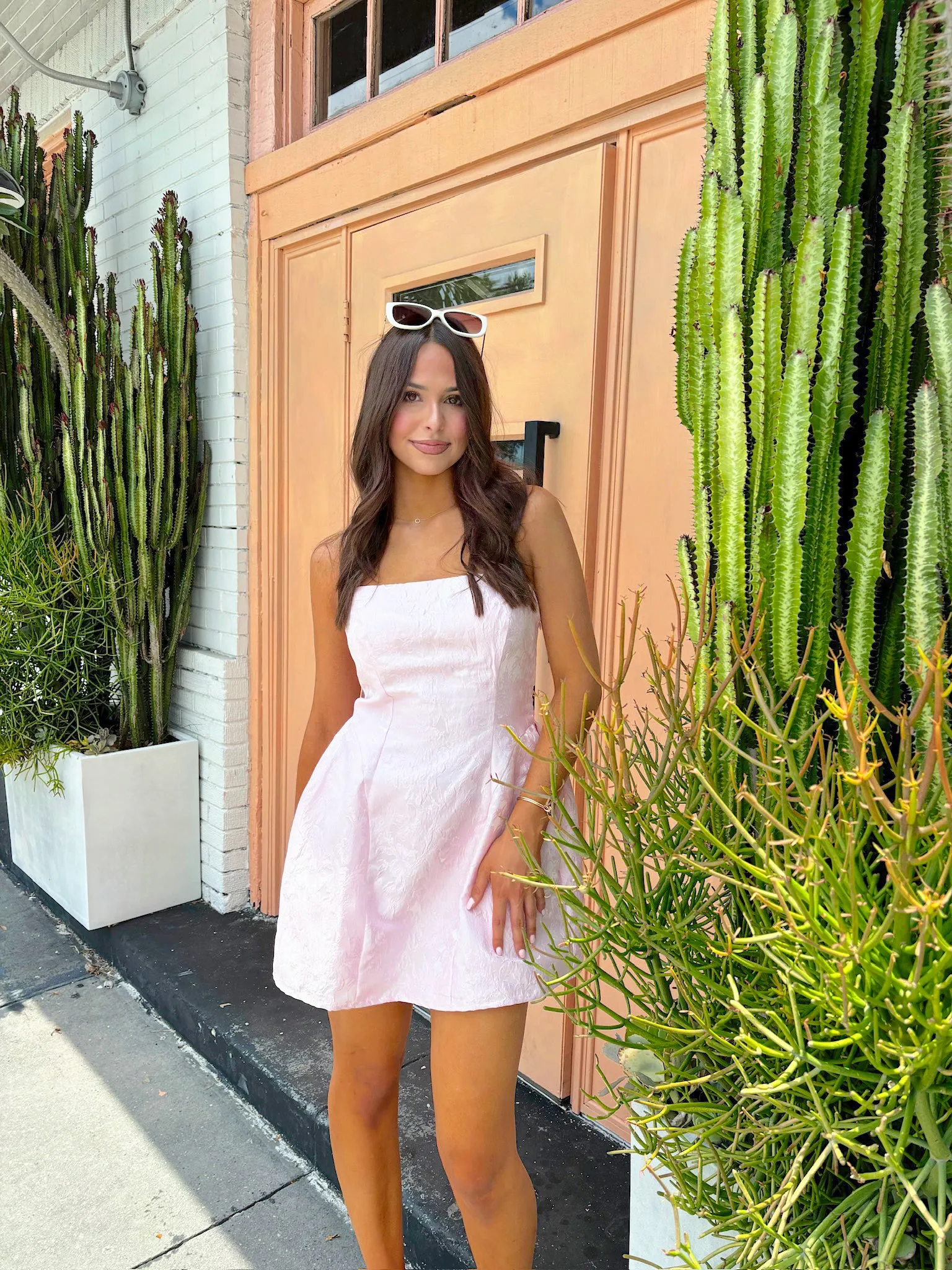 Enchanted Evenings Floral Mini Dress sold by Bella Rose boutique product image thumbnail 4