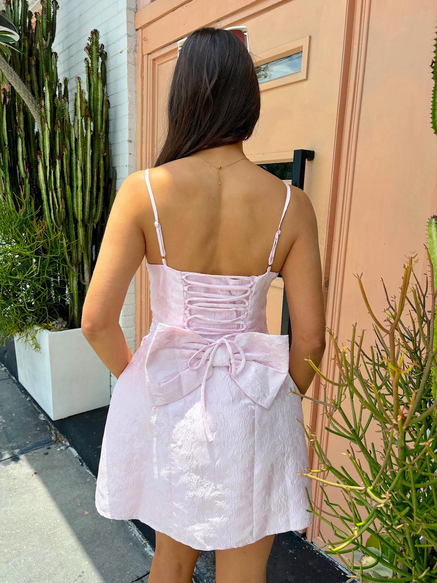 Enchanted Evenings Floral Mini Dress sold by Bella Rose boutique product image thumbnail 5