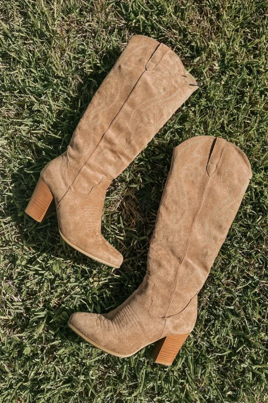 Kelsea Tall Cowboy Boots sold by Bella Rose boutique