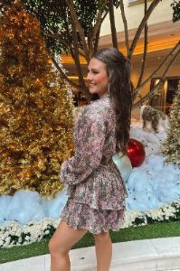 Short & Sweet Metallic Mini Dress sold by Bella Rose boutique