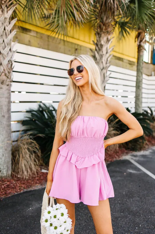Heartfelt Hellos Strapless Romper made by HYFVE