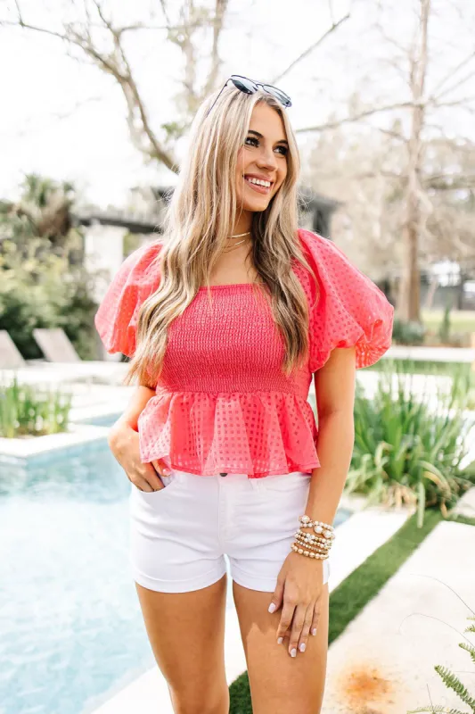 The Perfect Picnic Blouse sold by Bella Rose boutique