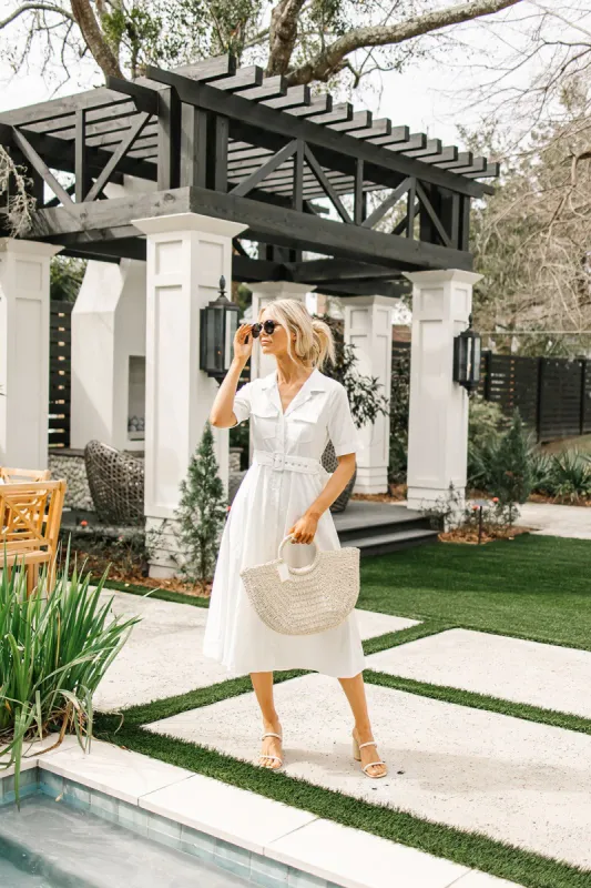 Serenity In Soho Midi Dress sold by Bella Rose boutique