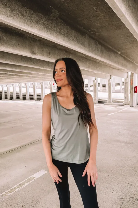 Off To Yoga Class Sleeveless Tank Top sold by Bella Rose boutique