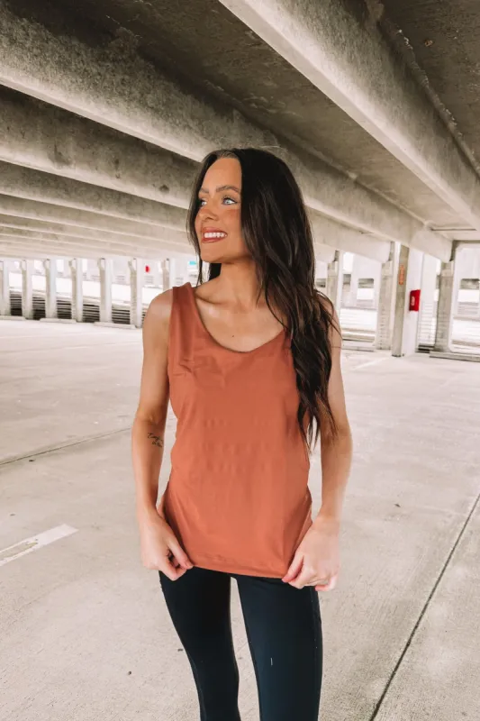 Off To Yoga Class Sleeveless Tank Top sold by Bella Rose boutique