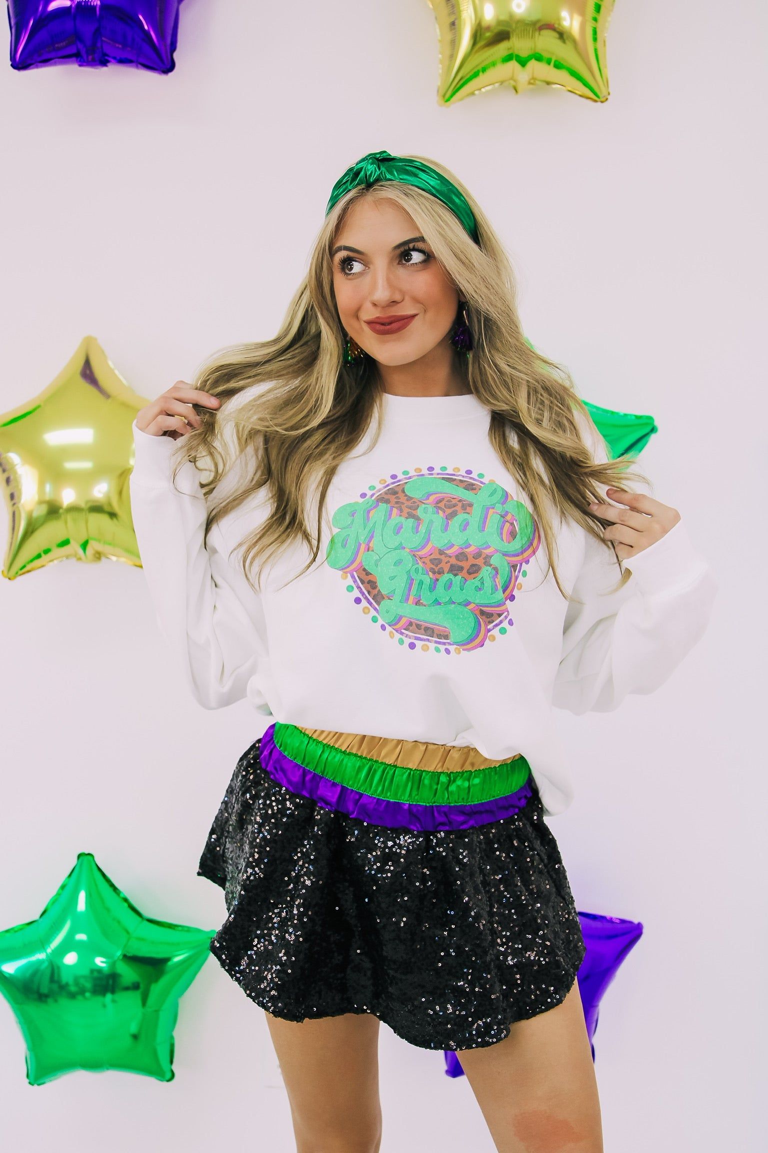Life Of The Mardi Sweatshirt sold by Bella Rose boutique product image thumbnail 3