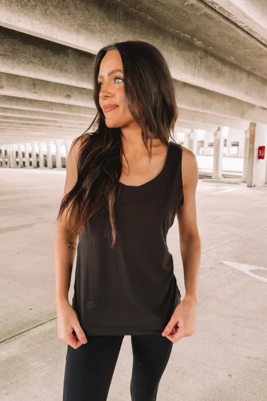 Off To Yoga Class Sleeveless Tank Top sold by Bella Rose boutique