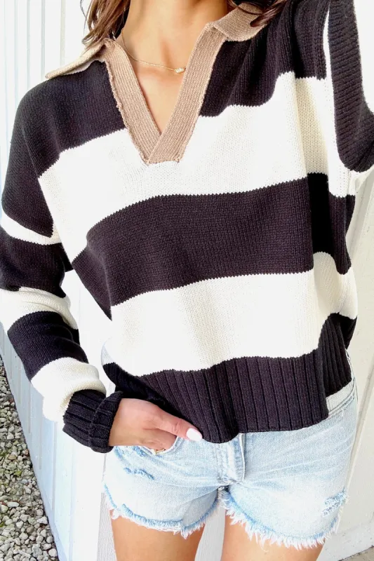 Routinely Casual Colorblock Sweater sold by Bella Rose boutique