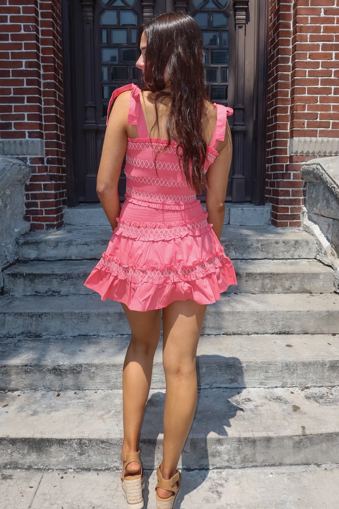 All Aflutter Ruffle Mini Skirt sold by Bella Rose boutique product image thumbnail 2