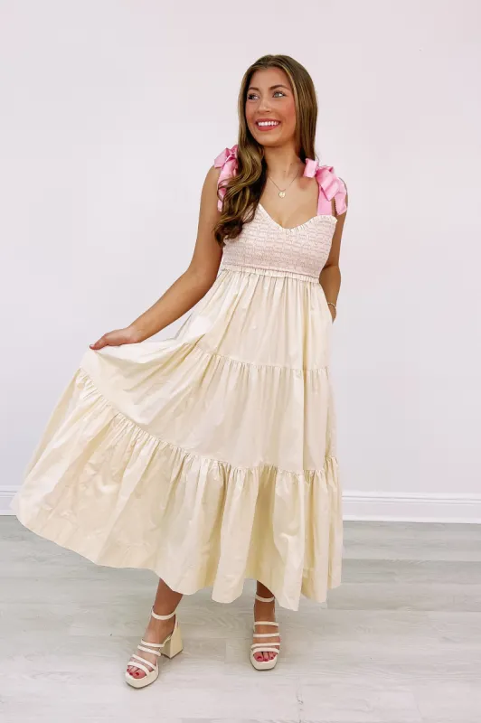 Heart Of Gold Maxi Dress sold by Bella Rose boutique