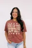 Dibs On The Cowboy Graphic Top sold by Bella Rose boutique