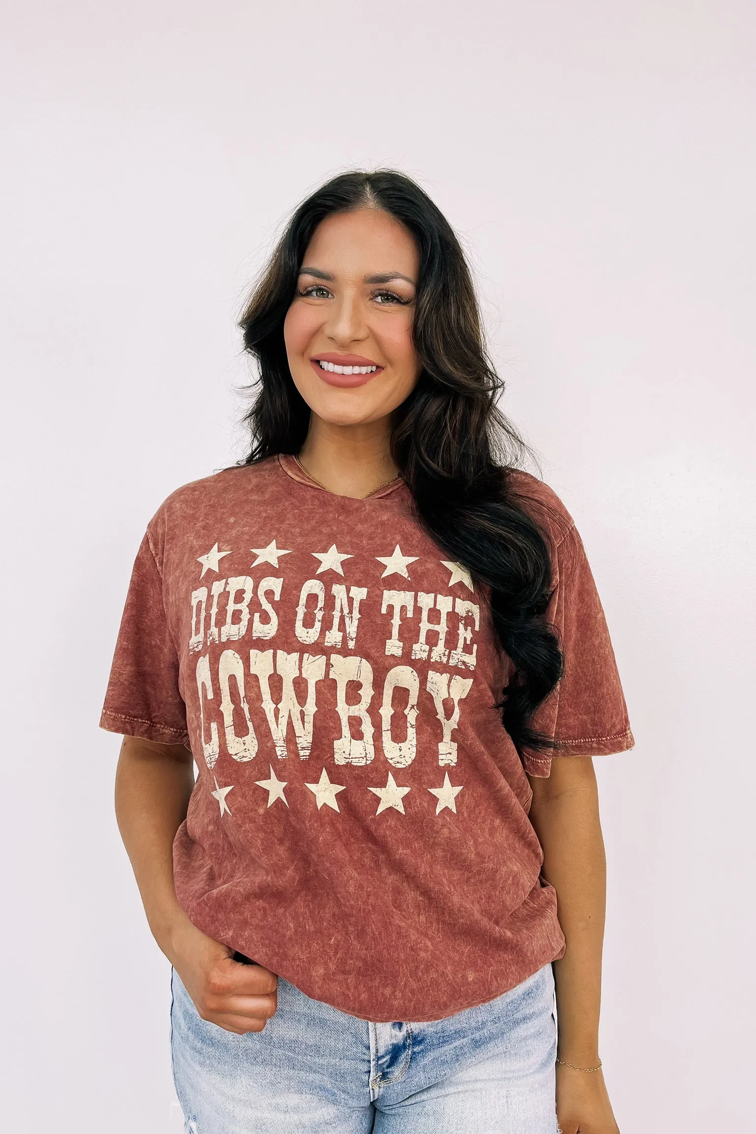 Dibs On The Cowboy Graphic Top sold by Bella Rose boutique product image thumbnail 2