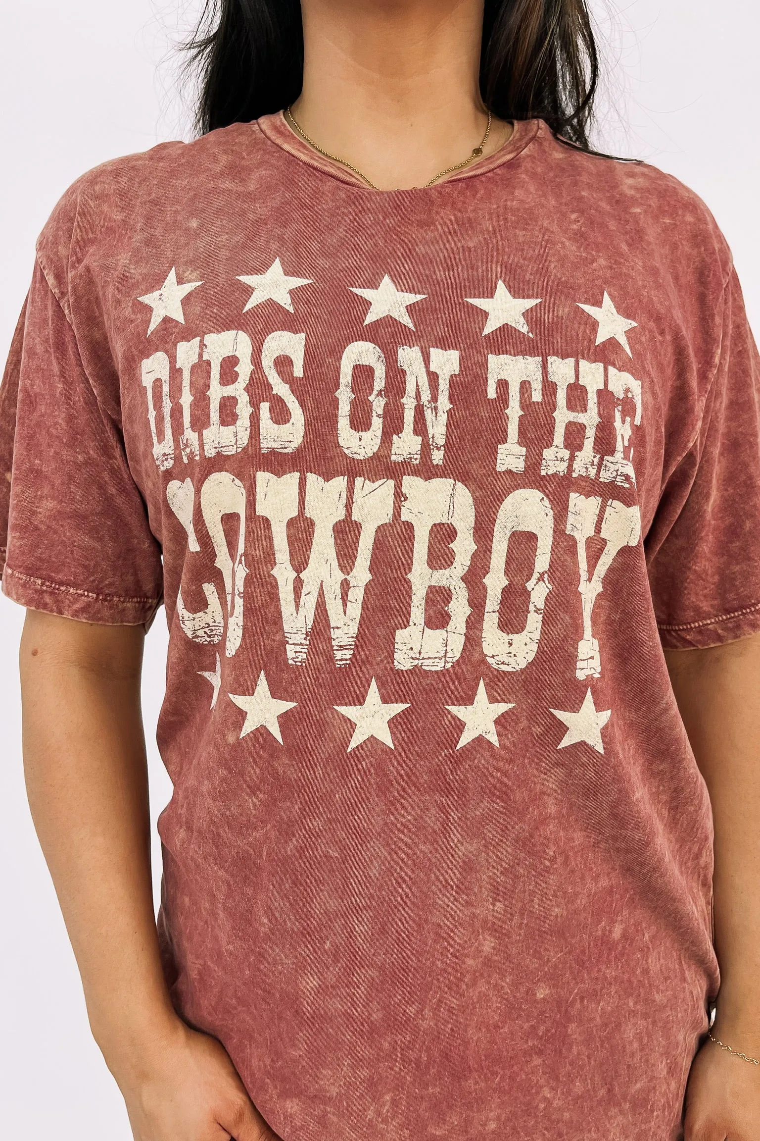 Dibs On The Cowboy Graphic Top sold by Bella Rose boutique product image thumbnail 3