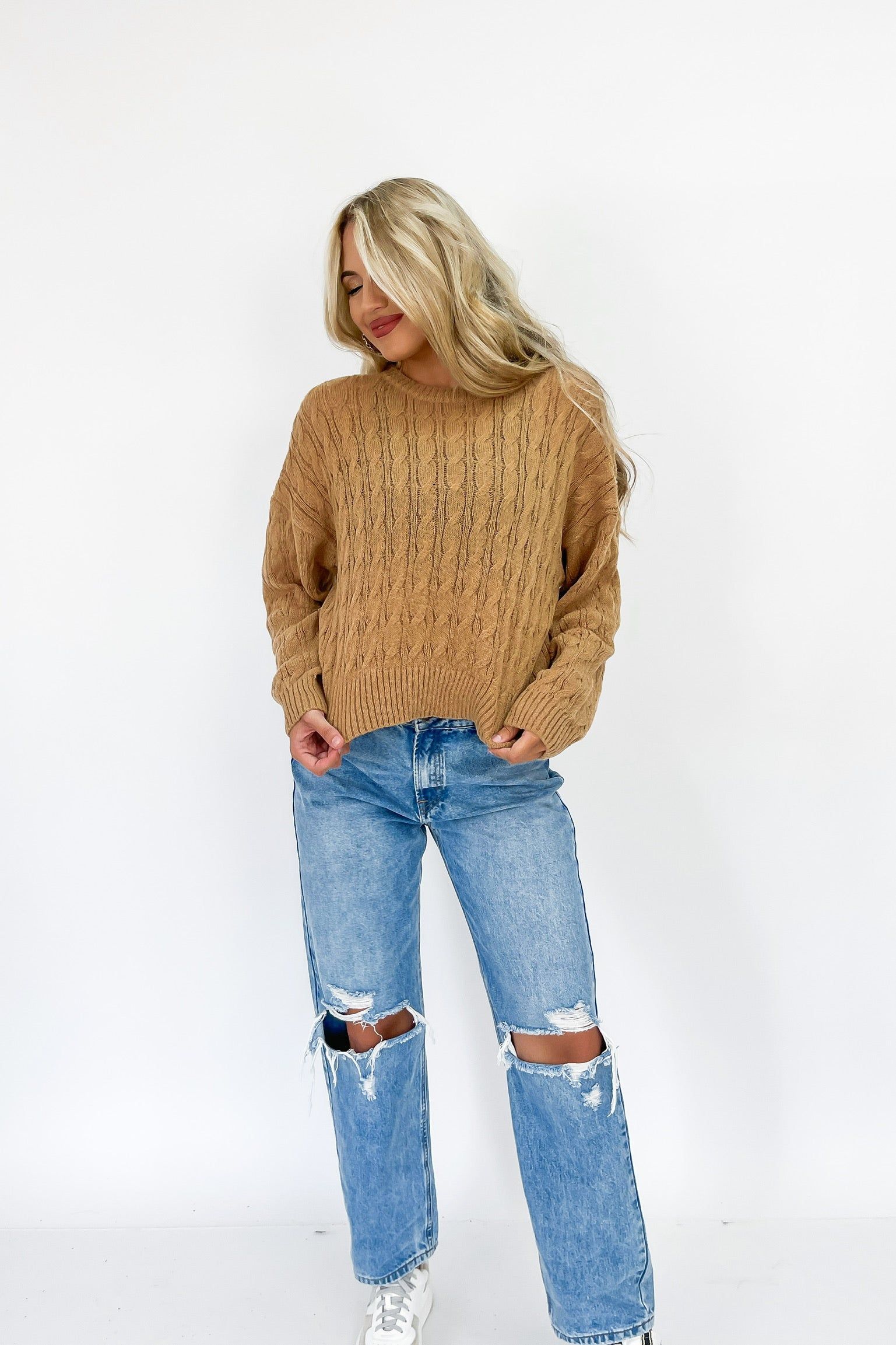 Clean Break Knit Sweater sold by Bella Rose boutique product image thumbnail 3