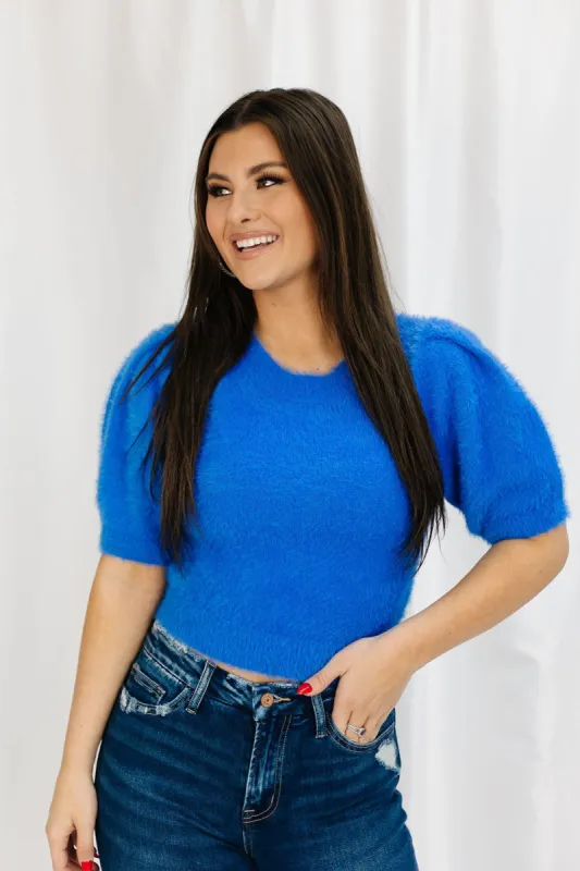 Lyla Cropped Sweater (LAST ONE - SIZE SMALL) sold by Bella Rose boutique