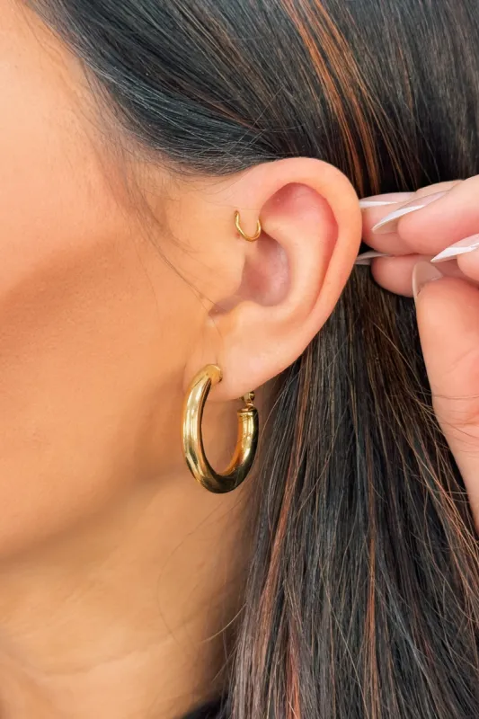 Sunshine Circle Hoop Earrings sold by Bella Rose boutique