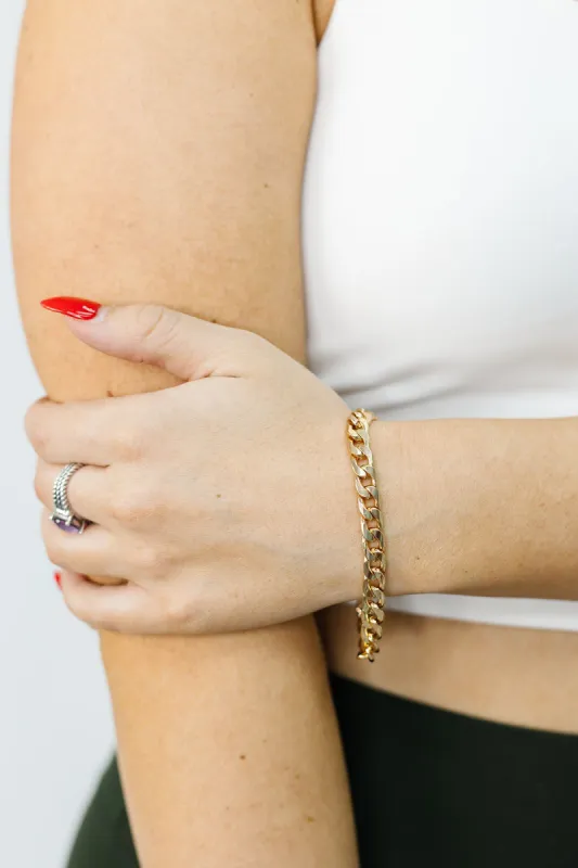 Curb Chain Link Bracelet sold by Bella Rose boutique