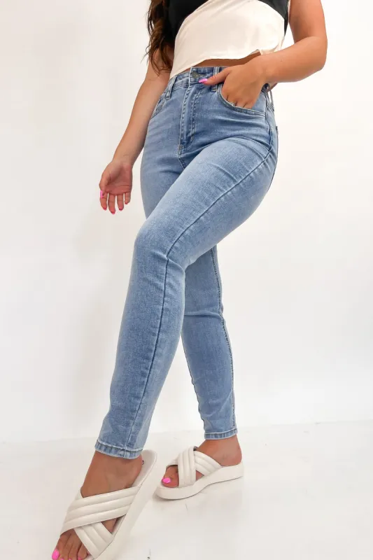 Devlin High Rise Skinny Jeans sold by Bella Rose boutique