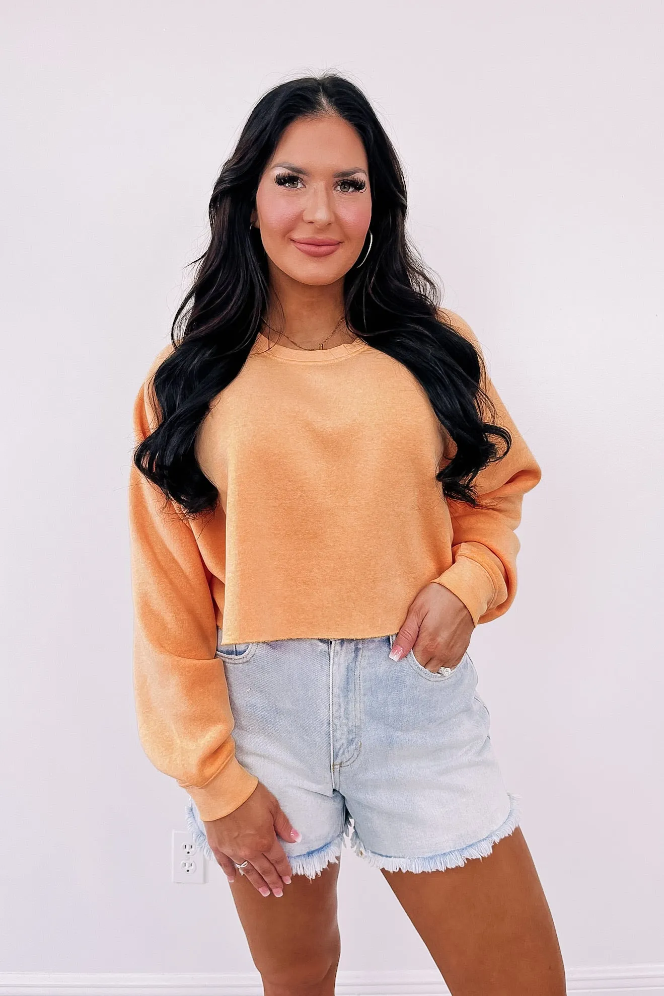 Casual Nonsense Crop Sweatshirt sold by Bella Rose boutique