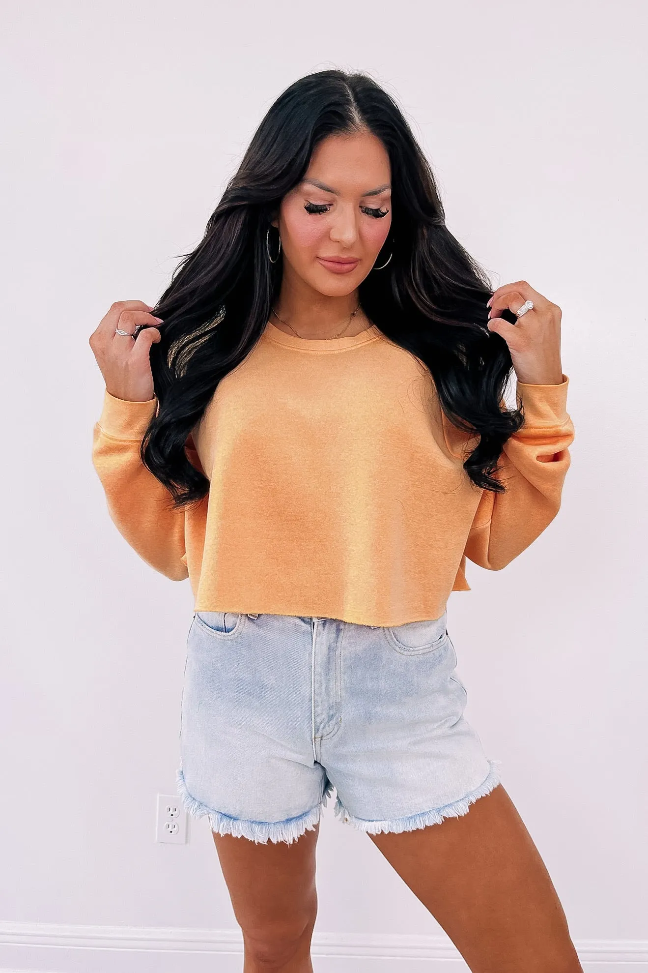 Casual Nonsense Crop Sweatshirt sold by Bella Rose boutique product image thumbnail 2