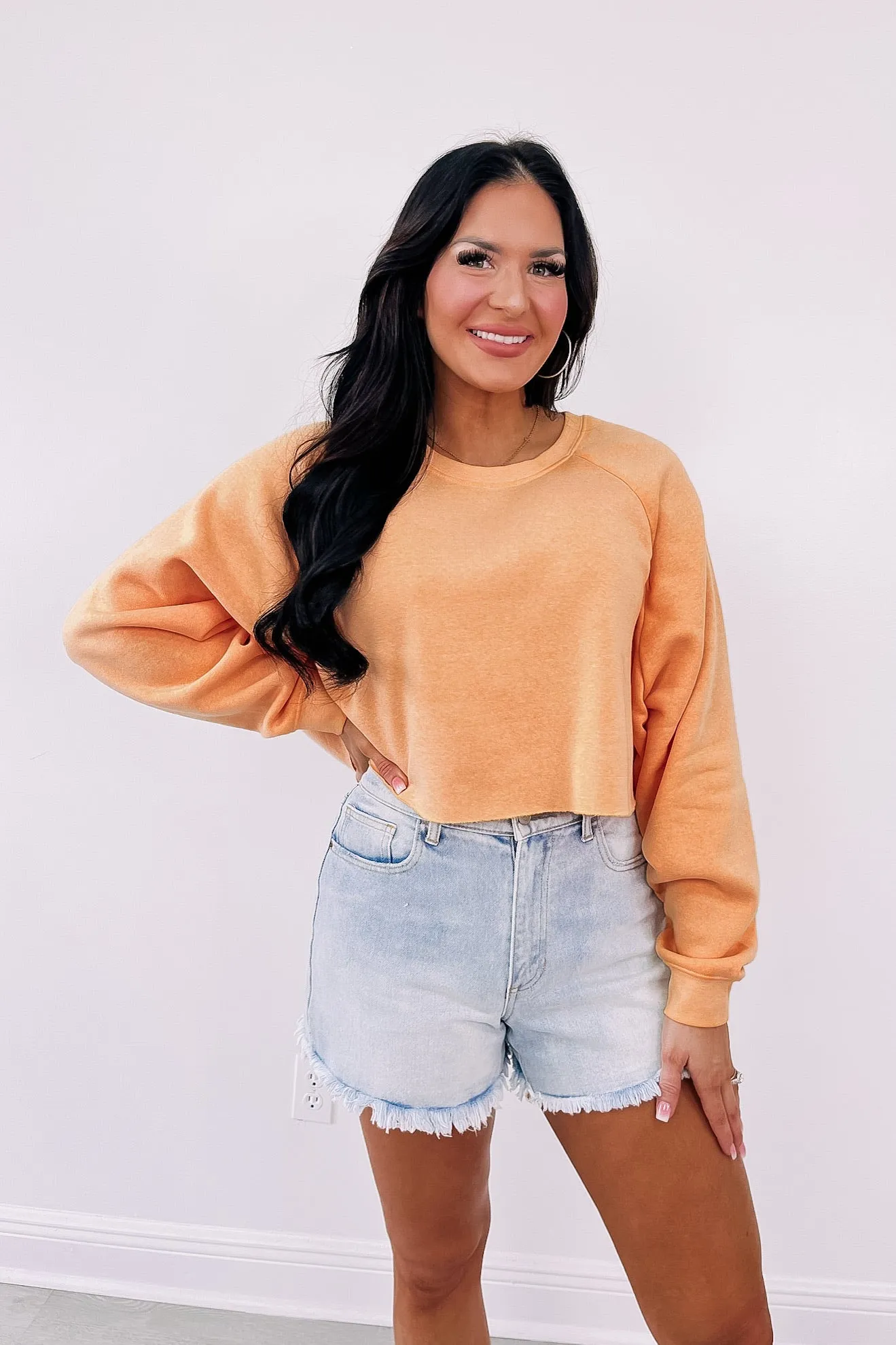 Casual Nonsense Crop Sweatshirt sold by Bella Rose boutique product image thumbnail 4