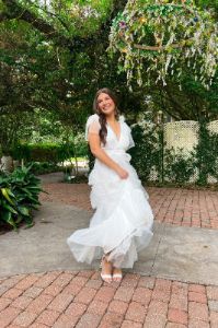 Enchanted Story Pearl Mesh Maxi Dress sold by Bella Rose boutique
