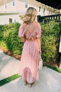 Still The One Floral Midi Dress sold by Bella Rose boutique