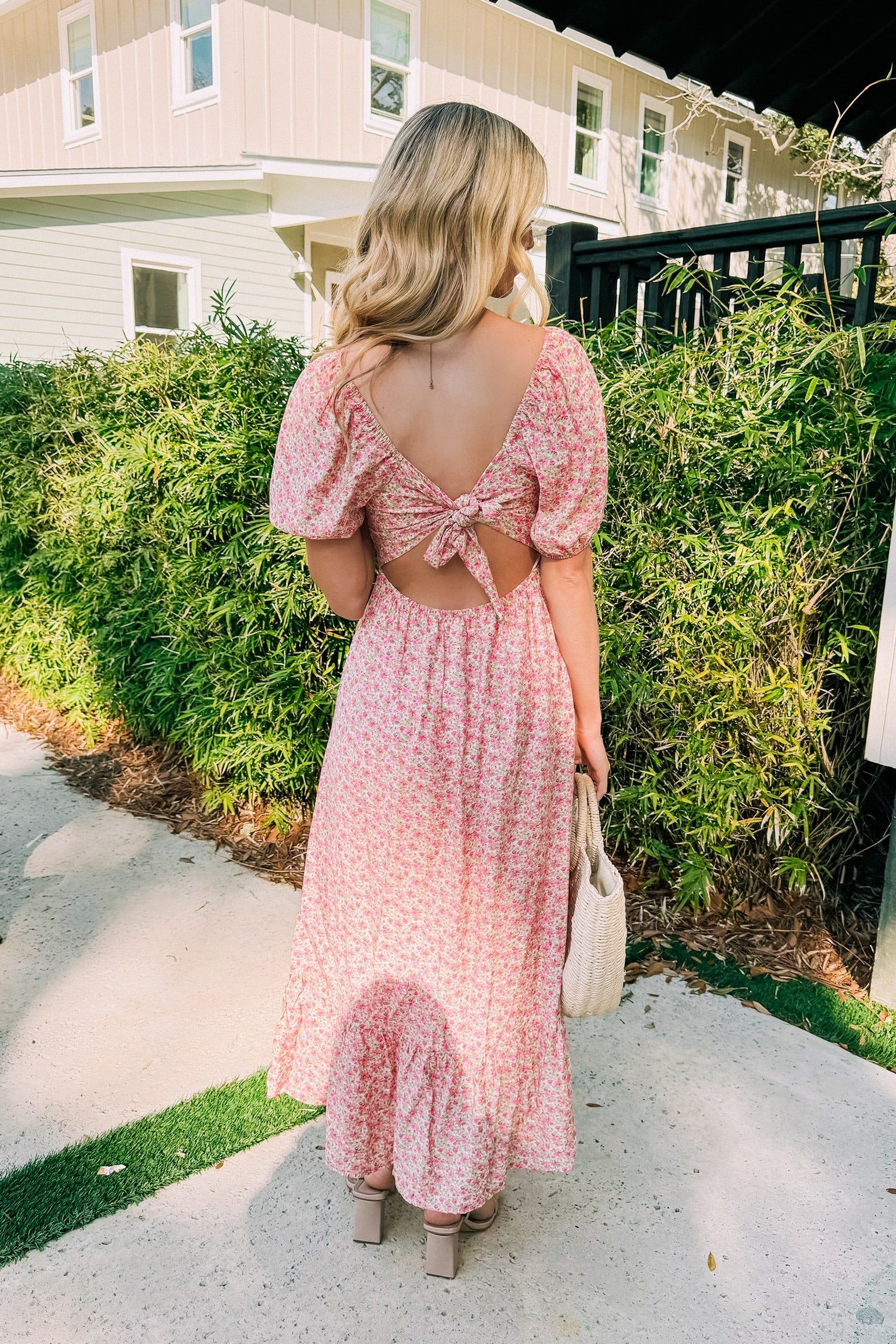 Still The One Floral Midi Dress sold by Bella Rose boutique product image thumbnail 4