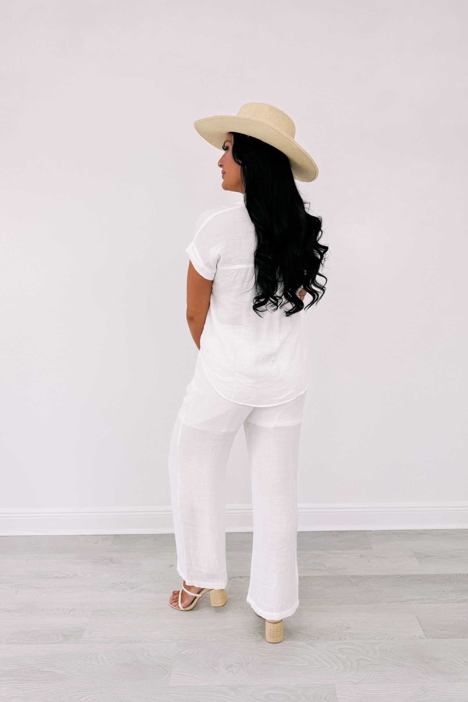 Sunday Slow-Down Textured Pants sold by Bella Rose boutique product image thumbnail 2