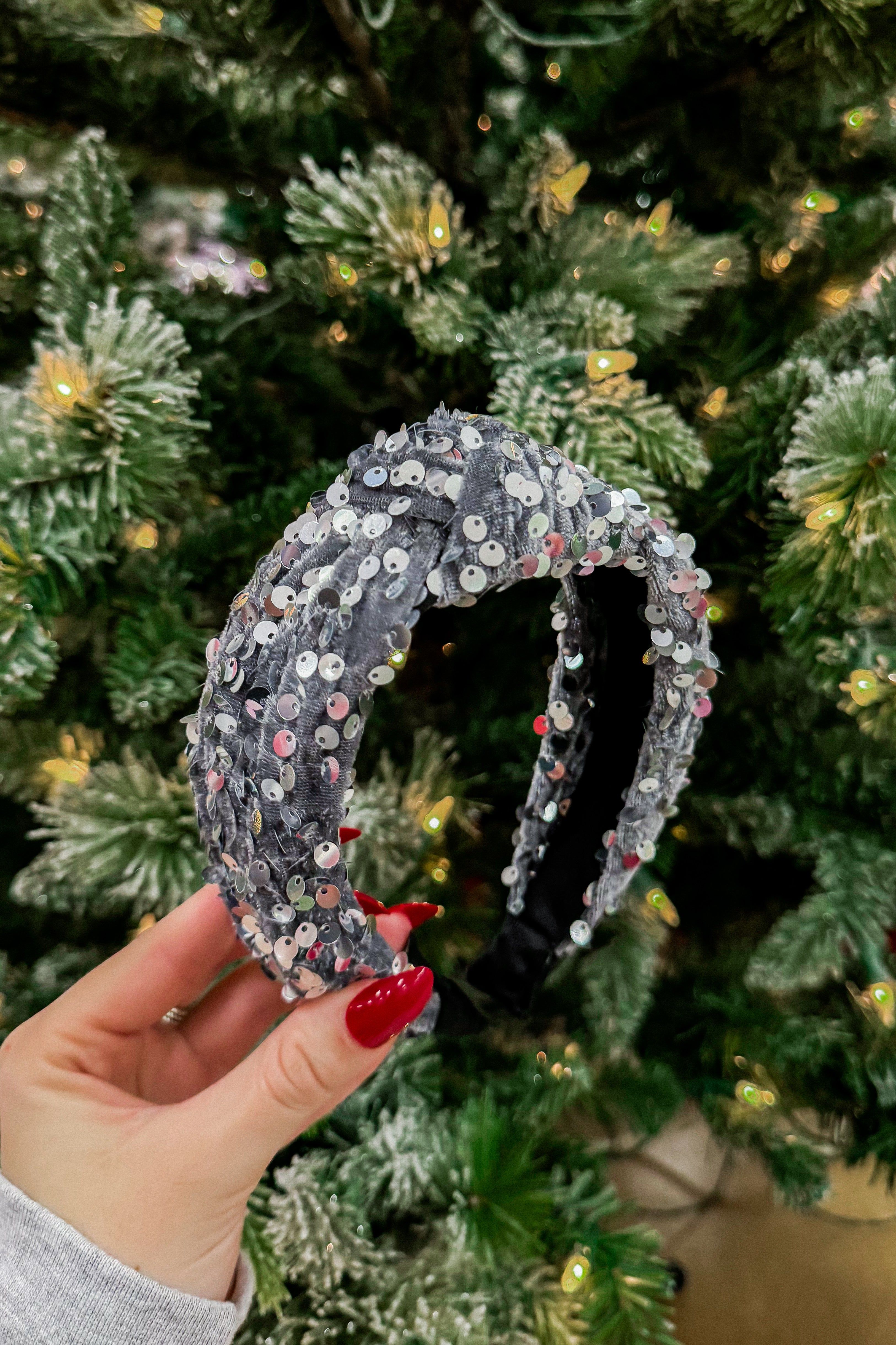 Joyful Sparkle knot Headband sold by Bella Rose boutique