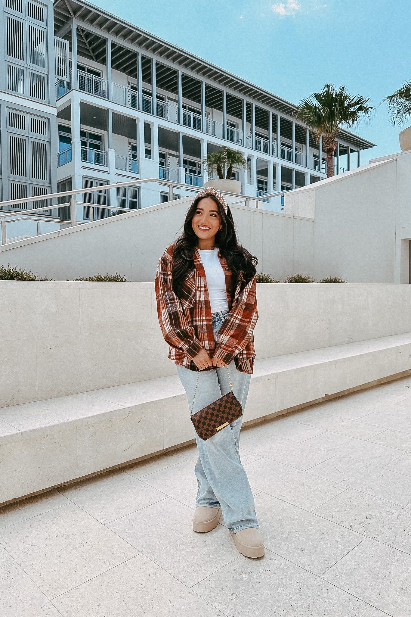 Autumn Nights Plaid Shacket sold by Bella Rose boutique