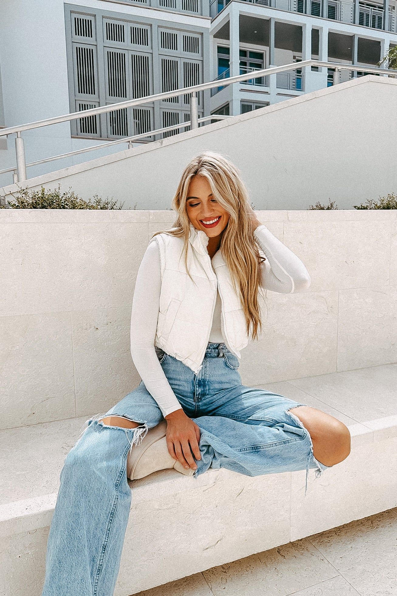 Fall Is Calling Puffer Vest sold by Bella Rose boutique product image thumbnail 2