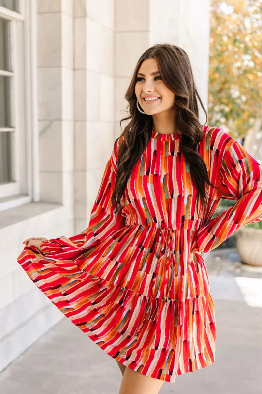 Melina Printed Dress sold by Bella Rose boutique