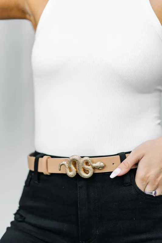 Saylor Snake Belt sold by Bella Rose boutique