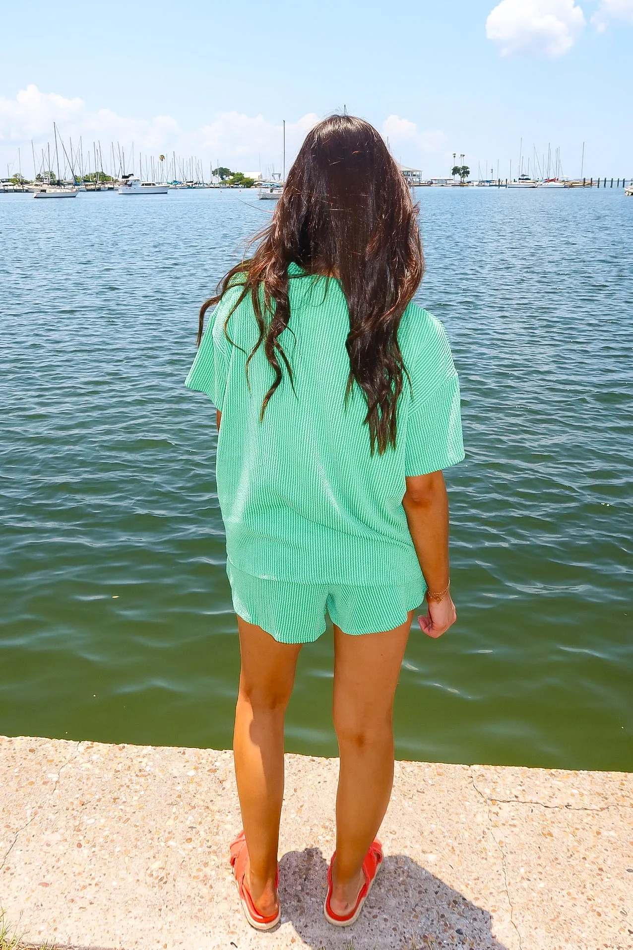 Feel The Breeze Ribbed Two-Piece Set sold by Bella Rose boutique product image thumbnail 4