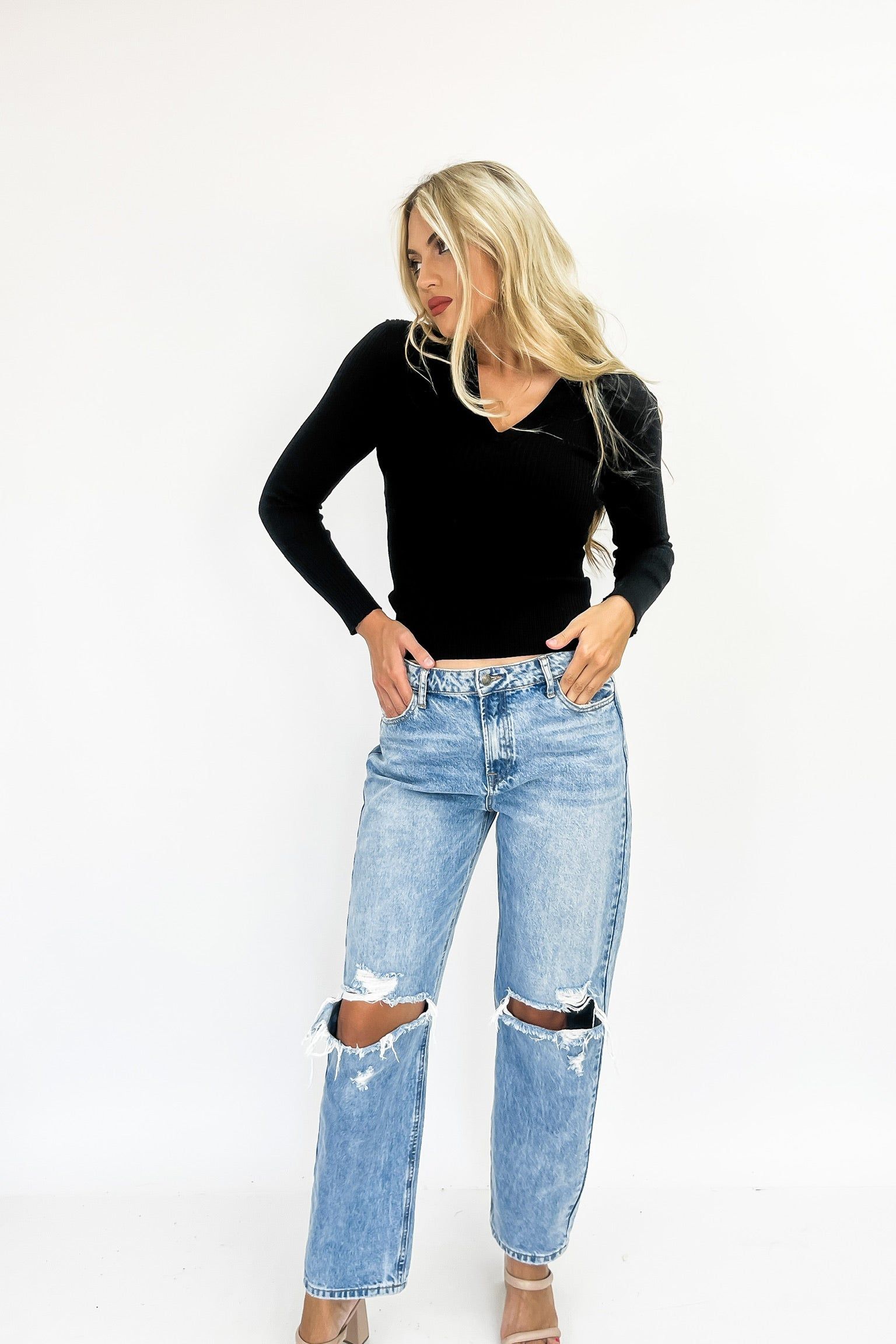 See You Differently Ribbed Top sold by Bella Rose boutique product image thumbnail 3