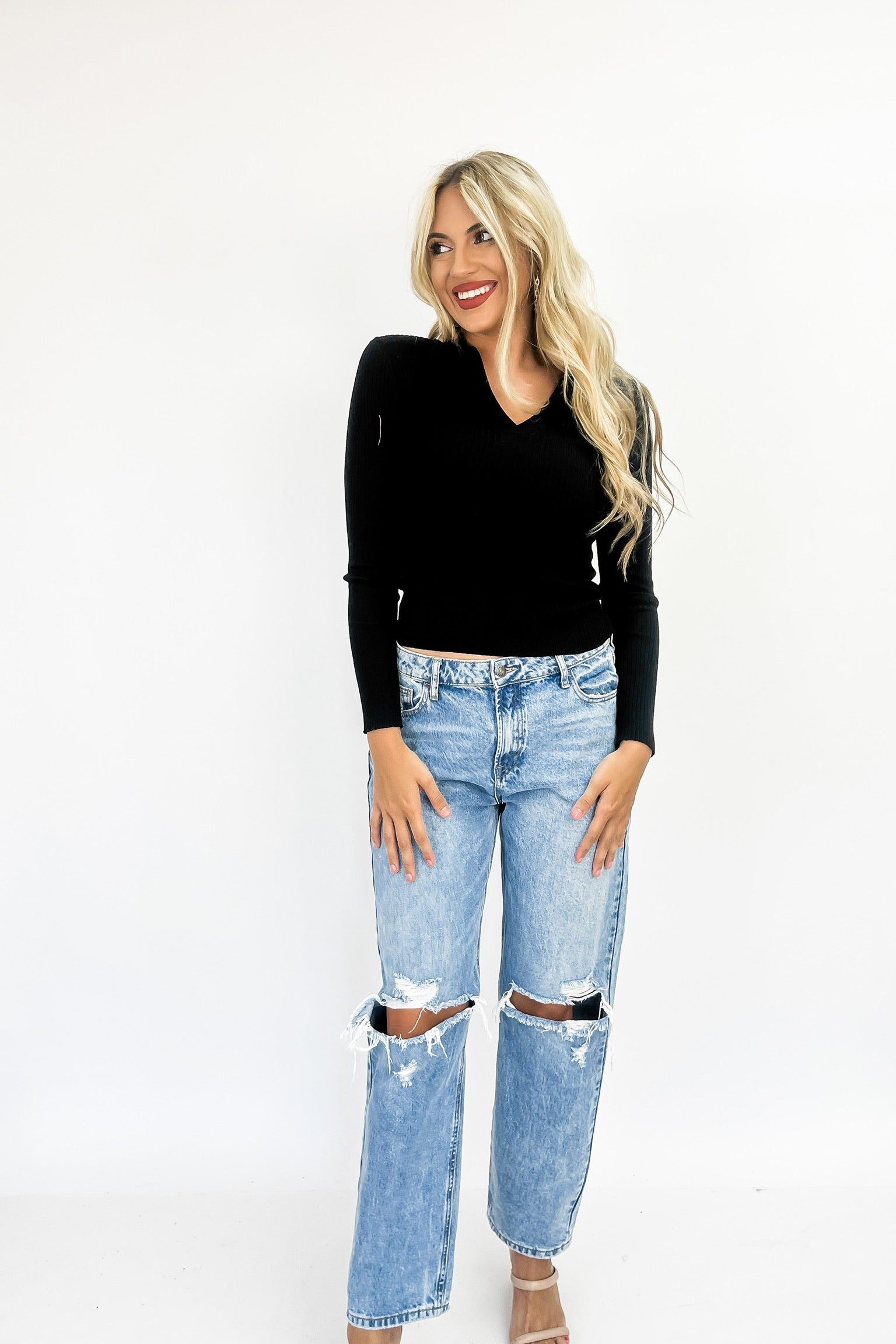 See You Differently Ribbed Top sold by Bella Rose boutique product image thumbnail 4