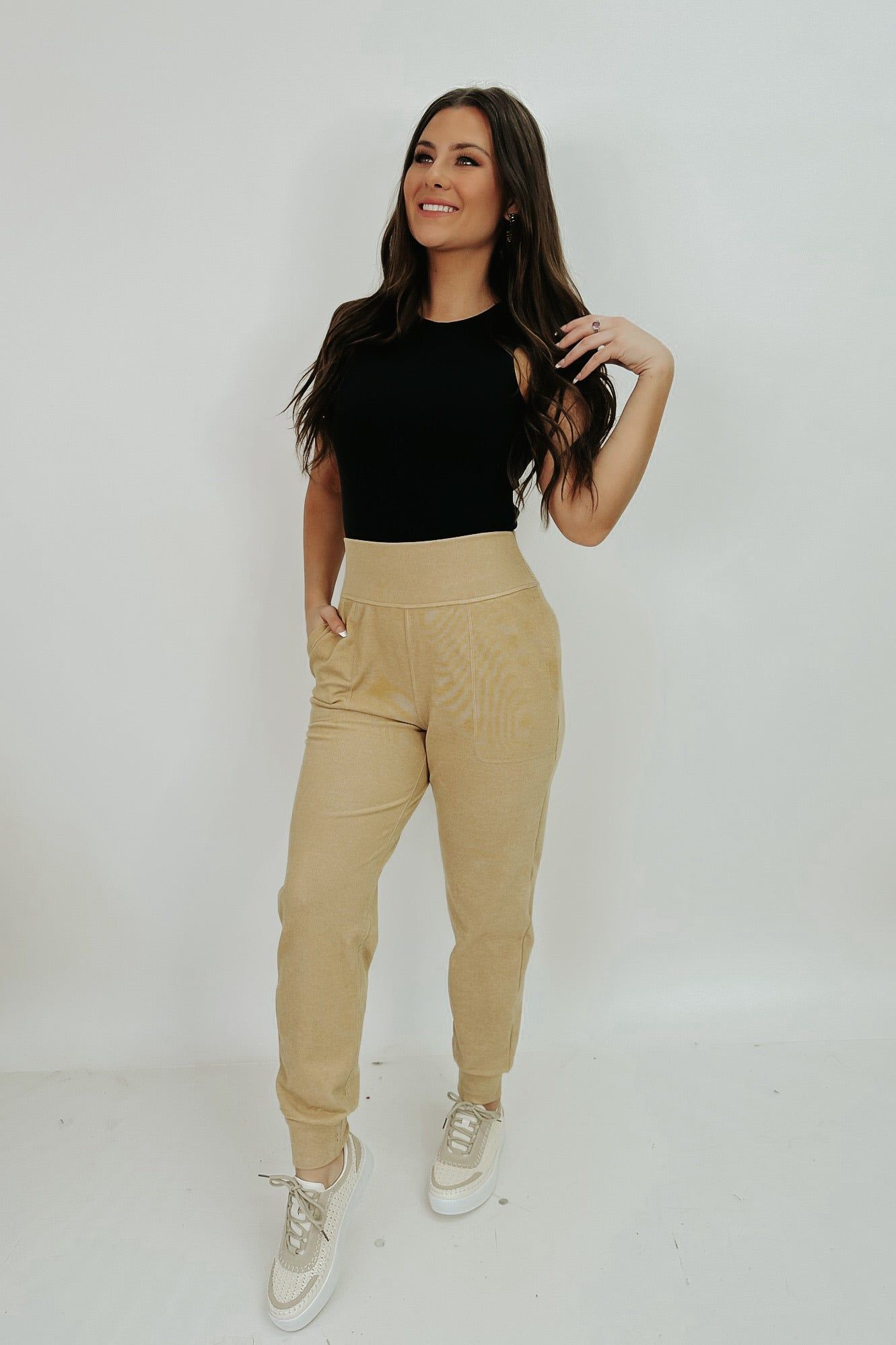 Keeping It Laid-Back Brushed Joggers sold by Bella Rose boutique product image thumbnail 3