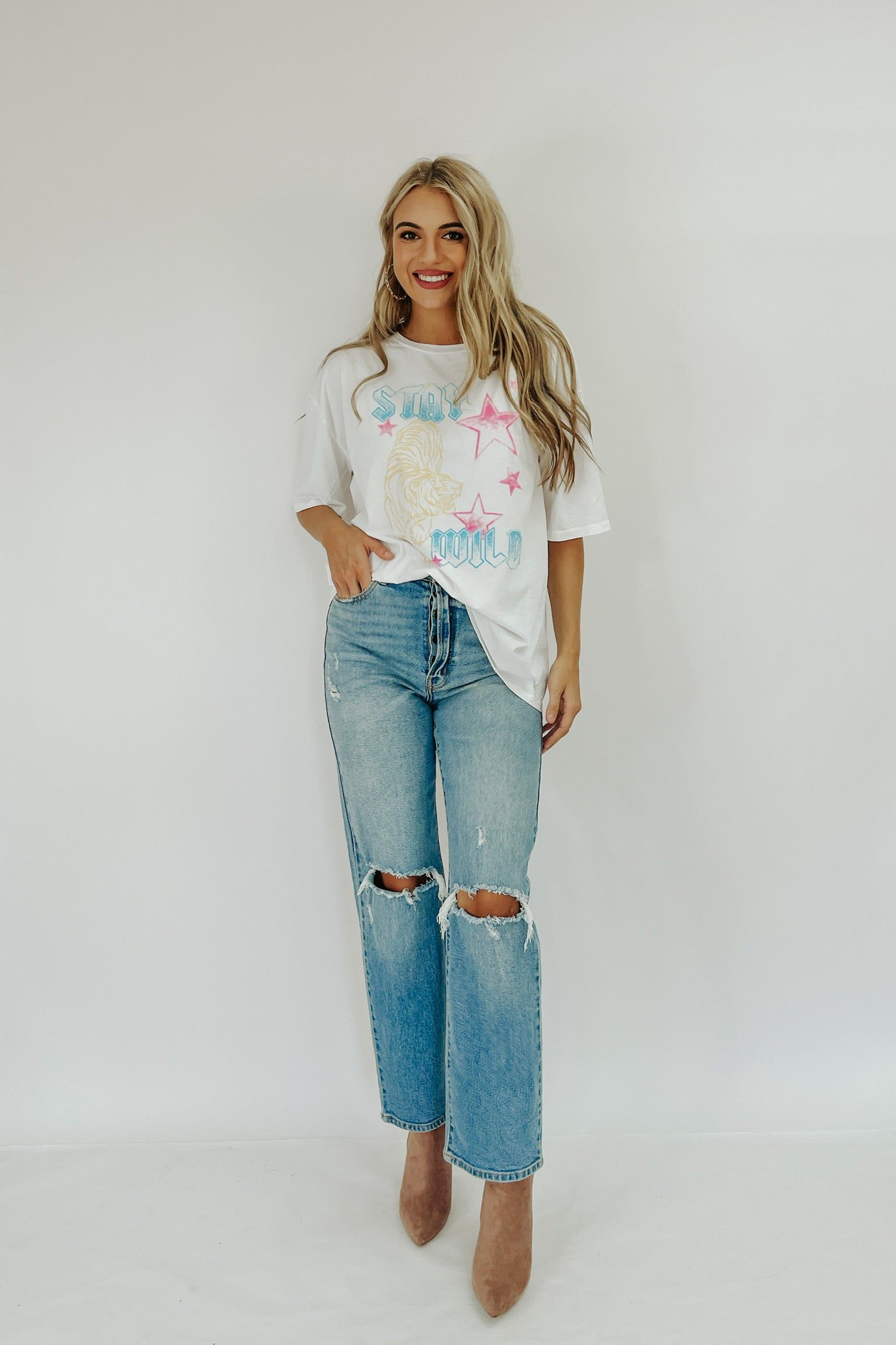 Stay Wild Graphic Tee sold by Bella Rose boutique product image thumbnail 3