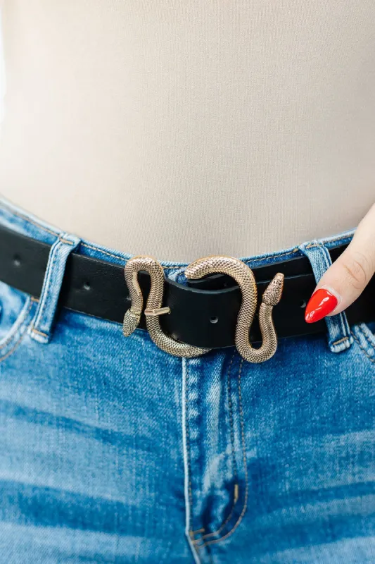 Lose Yourself Snake Buckle Belt sold by Bella Rose boutique