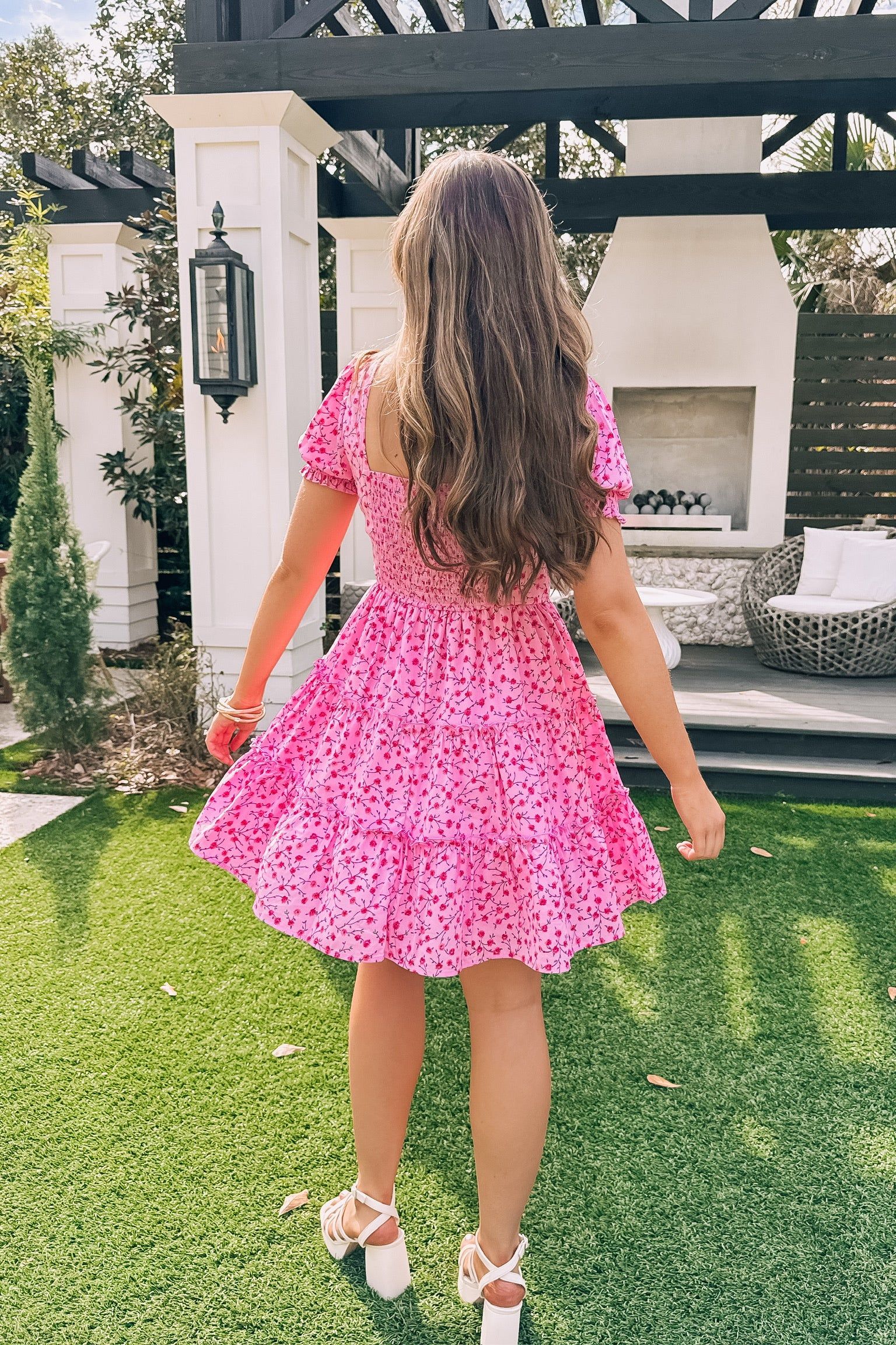 Spring Blossoms Mini Dress sold by Bella Rose boutique product image thumbnail 4