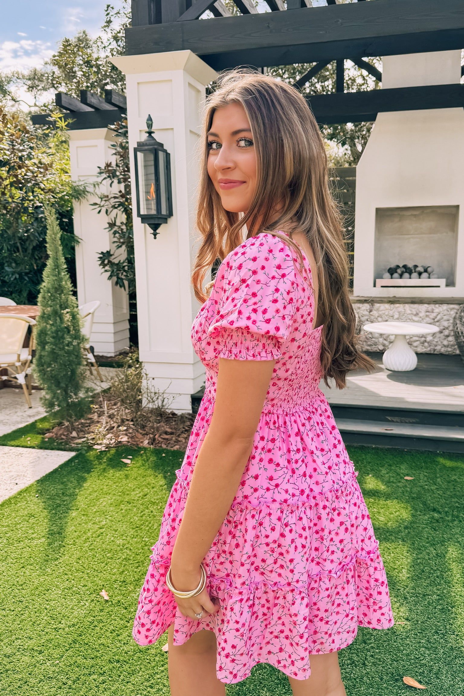 Spring Blossoms Mini Dress sold by Bella Rose boutique product image thumbnail 3