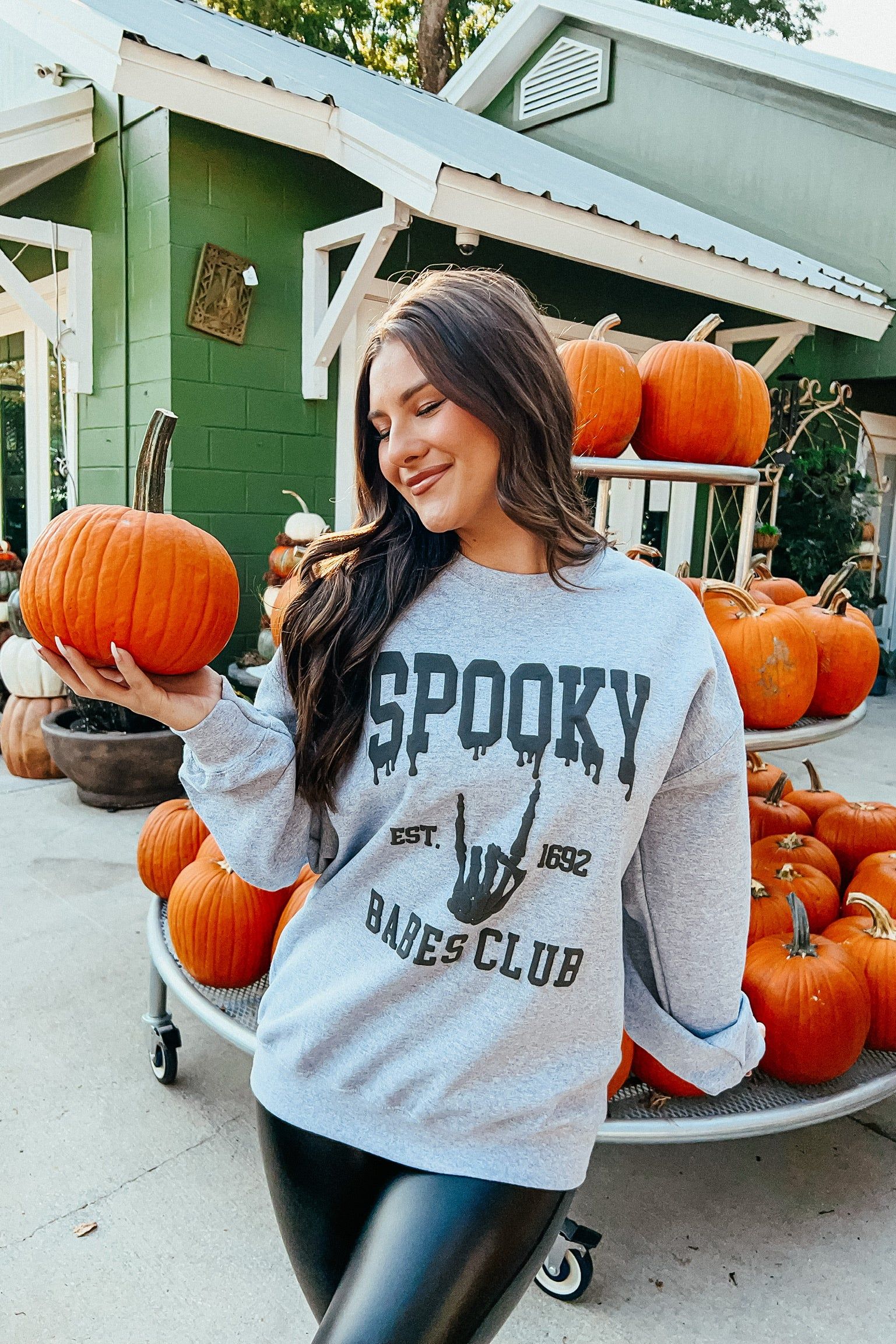 Spooky Babes Club Sweatshirt sold by Bella Rose boutique product image thumbnail 3