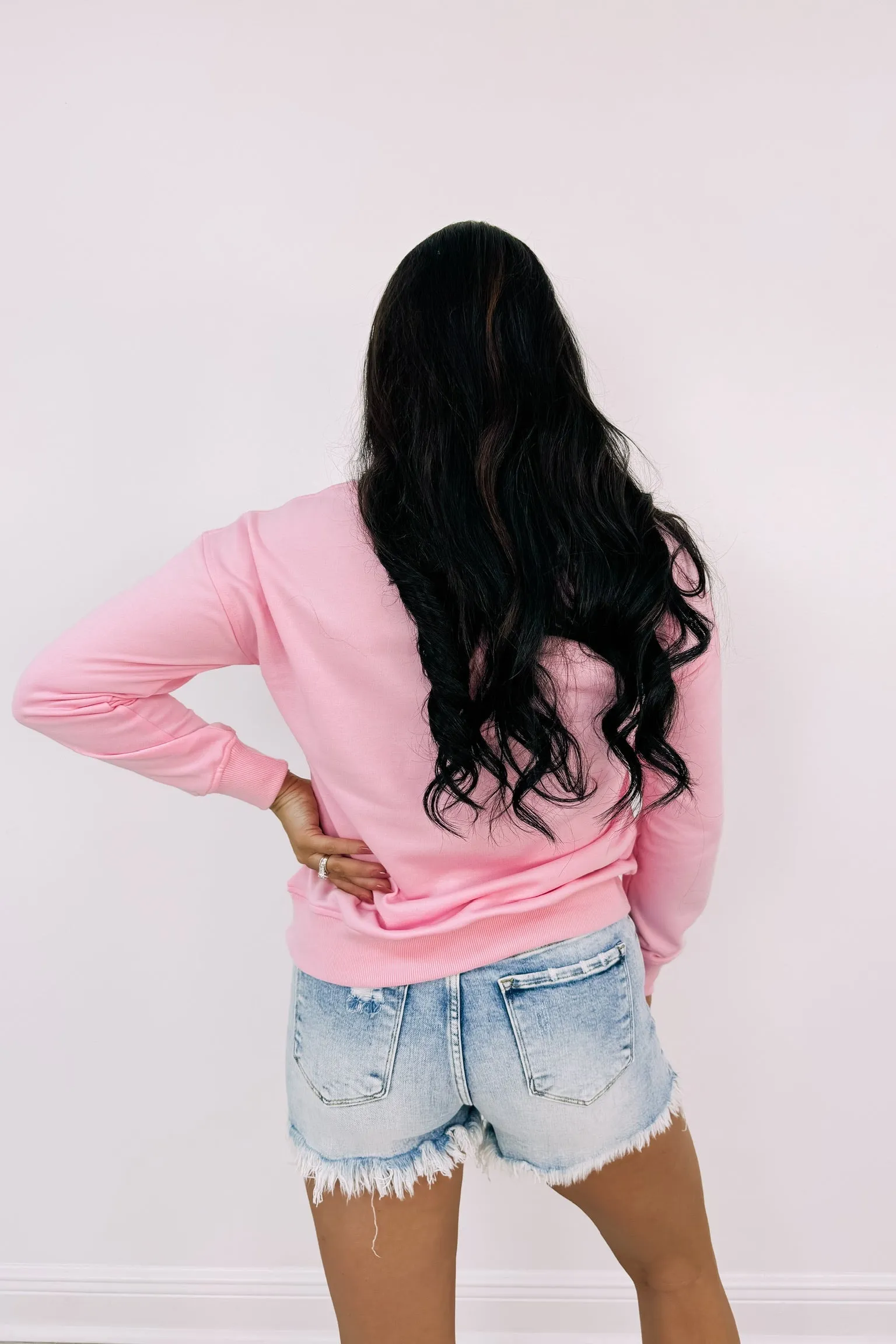 RESTOCK: Drinks On Me Embellished Pullover sold by Bella Rose boutique product image thumbnail 4