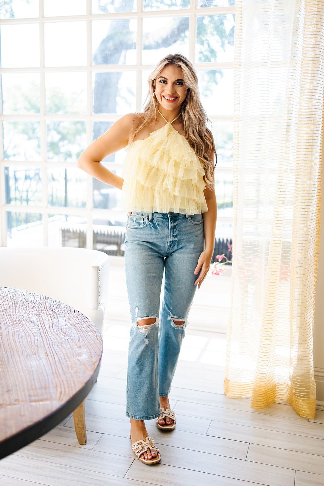 Summertime Glow Tulle Top sold by Bella Rose boutique product image thumbnail 2