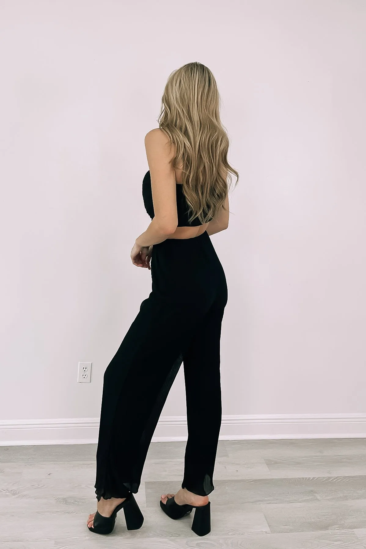 Cards On The Table Pleated Two-Piece Set sold by Bella Rose boutique product image thumbnail 3