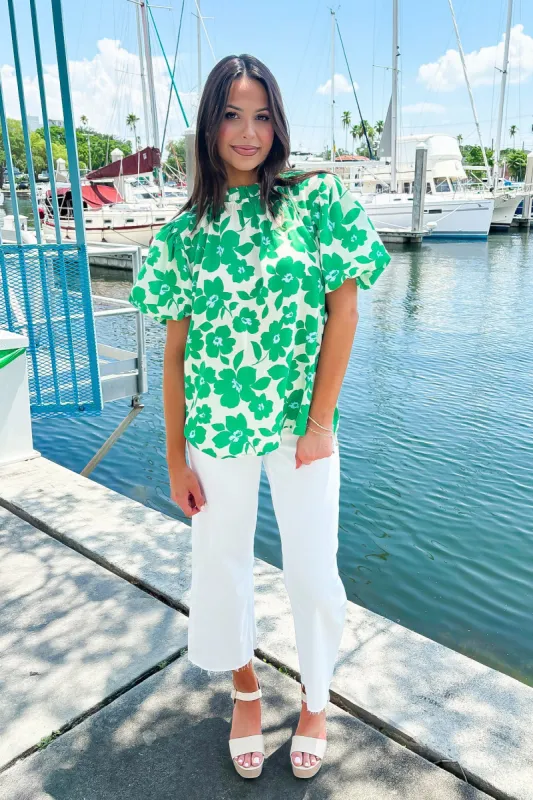 Runnin' This Town Floral Top sold by Bella Rose boutique